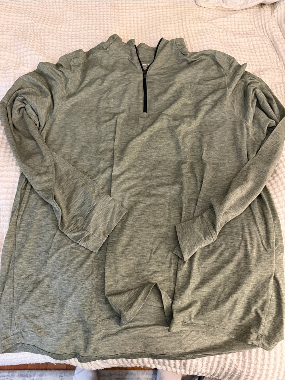 Old Navy Men's Quarter-Zip Pullover - Light Sage Green